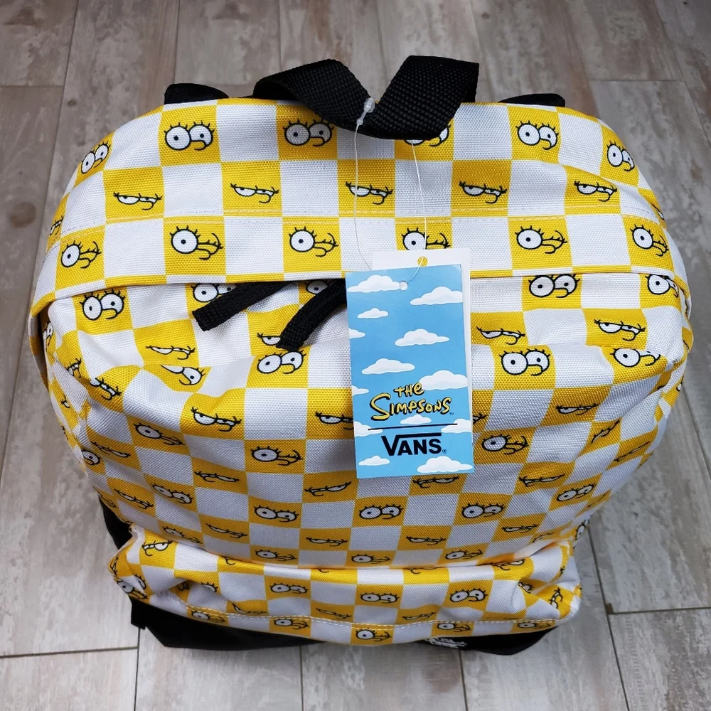 Vans X Simpsons Backpack Yellow Lisa